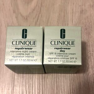(NEW) Clinique Repairwear Duo/ SPF15 Intensive Day Cream & Intensive Night Cream